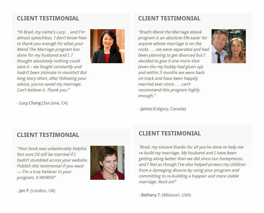 Mend The Marriage Customer Reviews