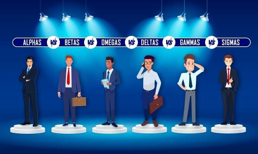 Beta vs alpha vs sigma vs gamma vs delta